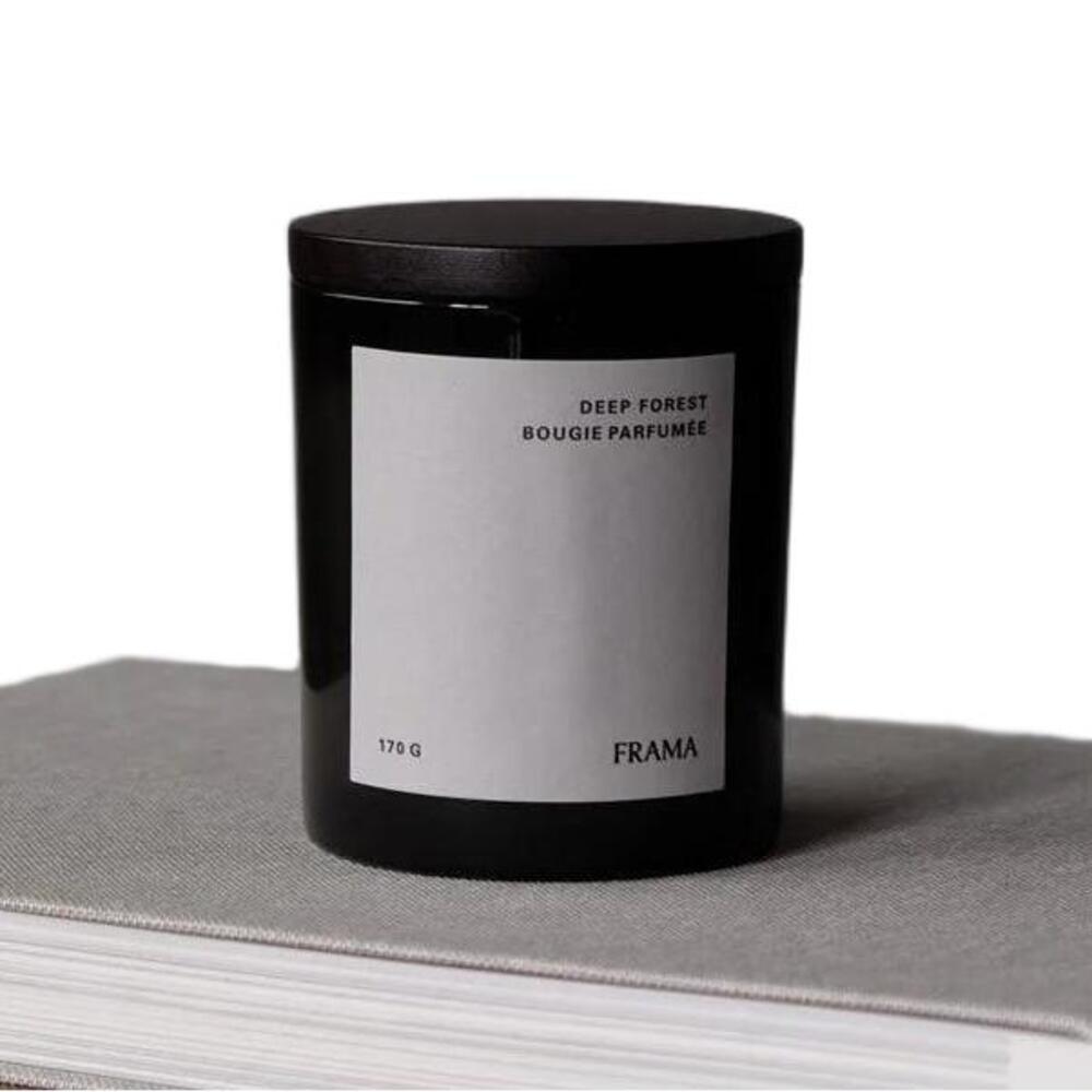 FRAMA Deep Forest Scented Candle 170g Black Earthy Aromatic Home Decor